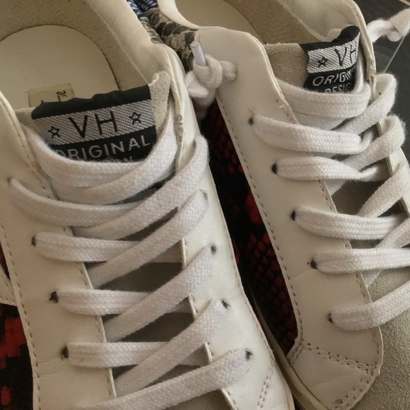 Pristine Vintage Havana Sneakers Tennis Shoes STAR Snakeskin Sz 9 - Picture 4 of 13